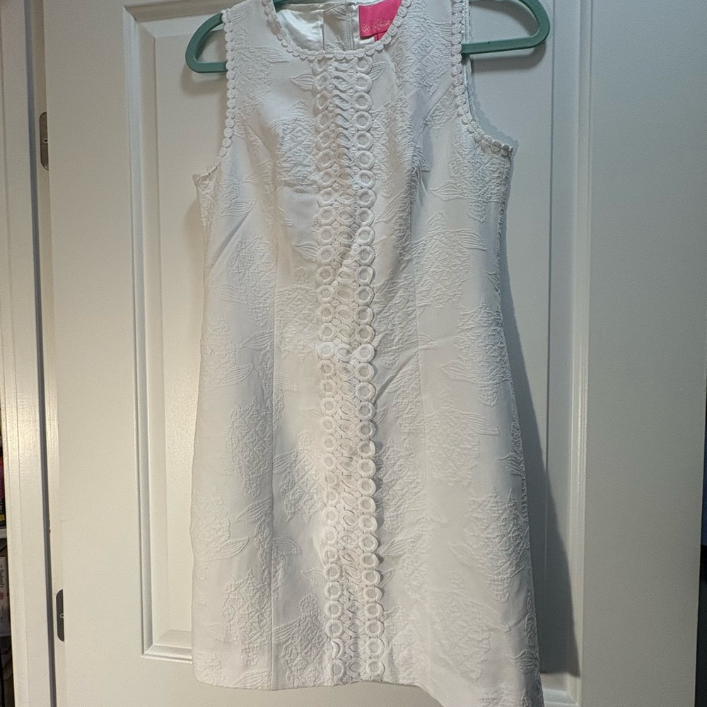 Lilly Pulitzer White Textured Dress